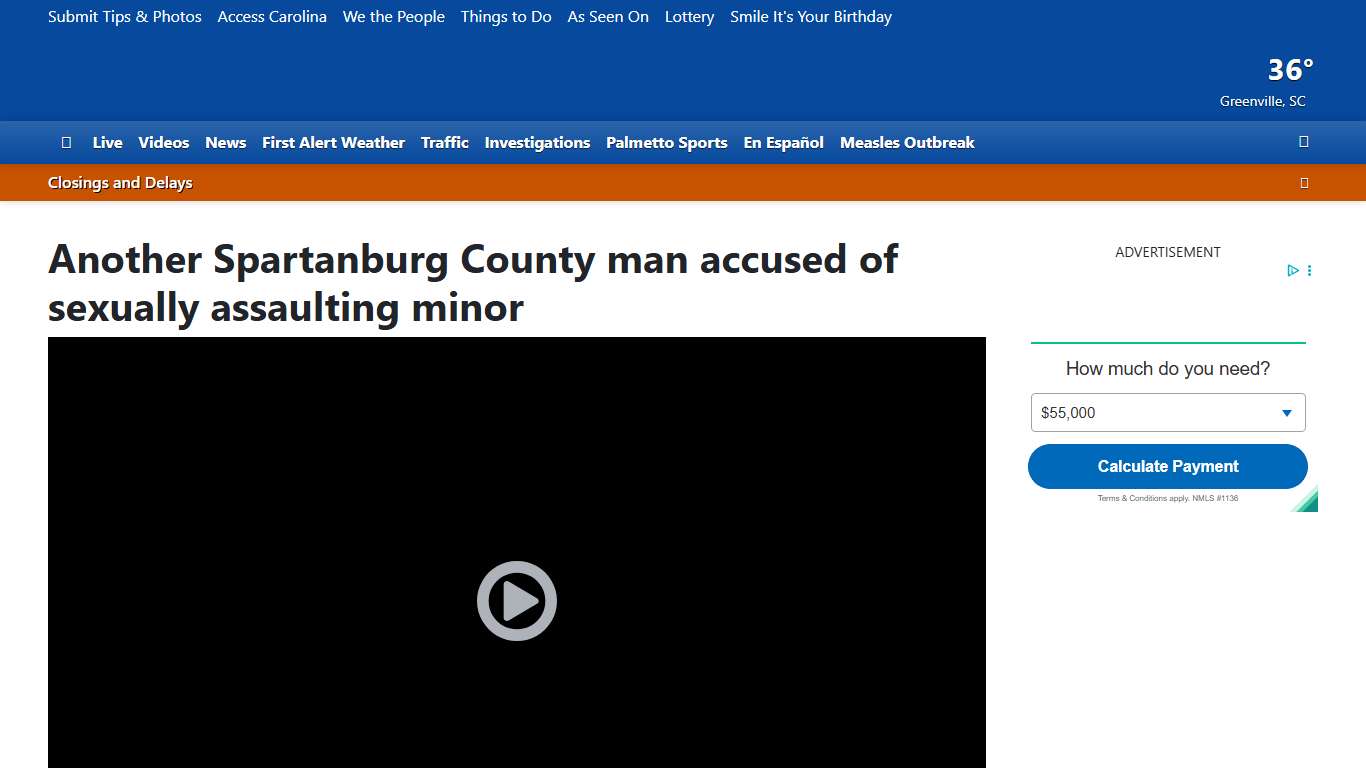 Another Spartanburg County man accused of sexually assaulting minor