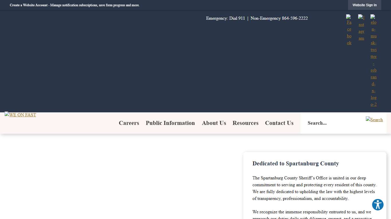 Spartanburg Sheriff, SC Official Website